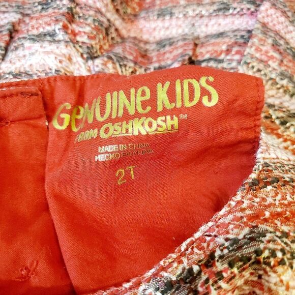 Genuine Kids From Oshkosh Red Dress Size 2T - Picture 7 of 7